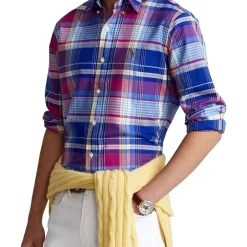 Best reviews of ???? Polo Ralph Lauren Classic Fit Plaid Oxford ???? Shirt In Blue/Red ????