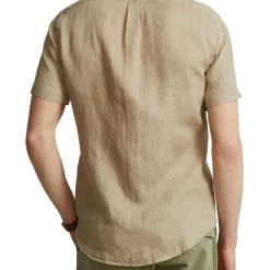 Alternative view of Wholesale ???? Polo Ralph Lauren Classic Fit Linen ???? Shirt In Beige ????