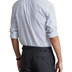 New ???? Polo Ralph Lauren Custom Fit Striped Poplin ???? Shirt In Blue ???? 7 New ???? Polo Ralph Lauren Custom Fit Striped Poplin ???? Shirt In Blue ???? -Industrie Shop unnamed file 1171
