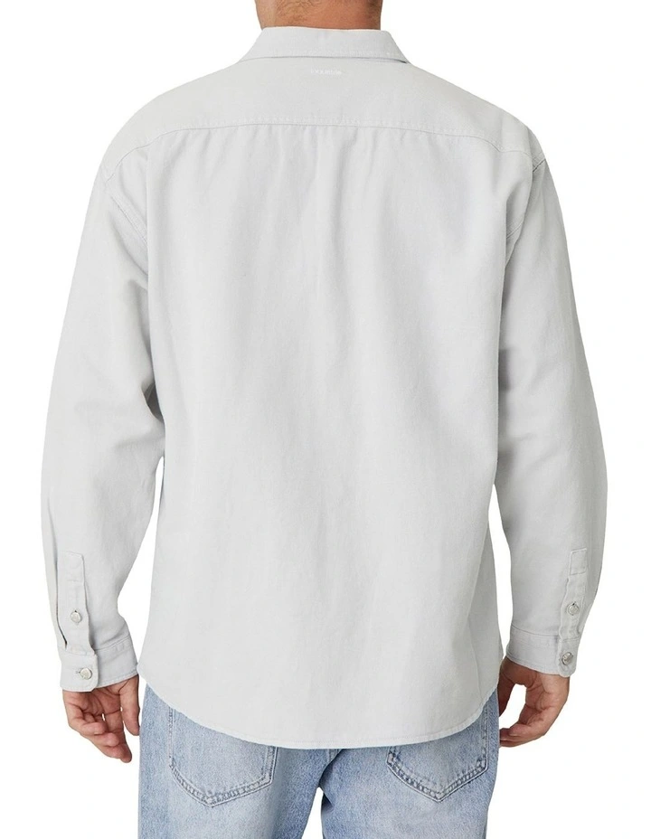 Brand new ???? Industrie The Portland Long Sleeve ???? Shirt Light Chambray ✔️ 5 Brand new ???? Industrie The Portland Long Sleeve ???? Shirt Light Chambray ✔️ - Image 3