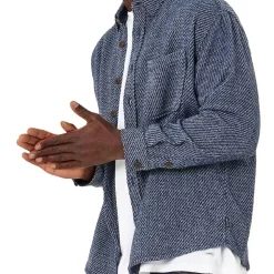 Alternative view of Discount ⌛ Industrie The Jackson ???? Shirt Navy Off White ✨