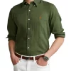Deals ???? Polo Ralph Lauren Classic Fit Linen ???? Shirt In Green ???? -Industrie Shop unnamed file 1287