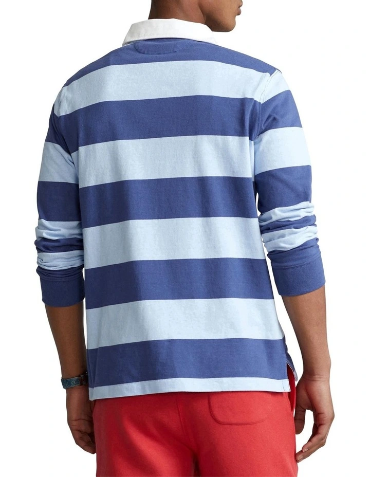 Best Sale ???? Polo Ralph Lauren The Iconic Rugby ???? Shirt In Blue Multi ???? 4 Best Sale ???? Polo Ralph Lauren The Iconic Rugby ???? Shirt In Blue Multi ???? - Image 2