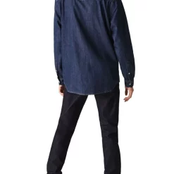 Alternative view of Coupon ???? Lacoste Long Sleeve Regular Light Denim ???? Shirt Rinse ????
