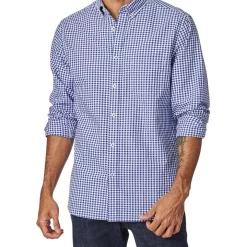 Deals ???? Blazer Darcy Long Sleeve Oxford Check ???? Shirt Navy ????