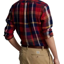 Flash Sale ???? Polo Ralph Lauren Custom Fit Plaid Linen ???? Shirt In Multi ???? -Industrie Shop unnamed file 1407
