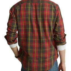 Alternative view of Cheap ???? Polo Ralph Lauren Classic Fit Plaid Flannel Workshirt In Red ????