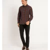 Best reviews of ???? Reserve Rowling Brushed Check Long Sleeve ???? Shirt In Burgundy ???? -Industrie Shop unnamed file 1492