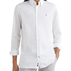 Wholesale ⭐ Tommy Hilfiger 1985 Knit Solid Long Sleeve ???? Shirt In White ????