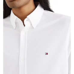 Alternative view of Wholesale ⭐ Tommy Hilfiger 1985 Knit Solid Long Sleeve ???? Shirt In White ????