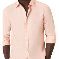 Cheap ???? MJ Bale Bradfield Linen ???? Shirt In Sand Dune ????