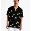 New ???? Jack & Jones Daisy Resort Short Sleeve ???? Shirt In Black/Multi ✔️ -Industrie Shop unnamed file 1585