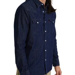 Alternative view of Cheapest ???? Levi's Barstow Western Denim ???? Shirt Blue ????