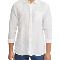 Top 10 ???? Oxford Holloway Pure Linen ???? Shirt In White ????