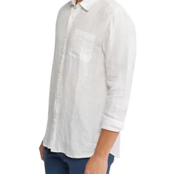 Alternative view of Top 10 ???? Oxford Holloway Pure Linen ???? Shirt In White ????
