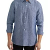 Best deal ???? Oxford Holloway Pure Linen ???? Shirt In Navy ???? -Industrie Shop unnamed file 1752