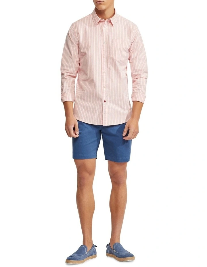 Buy ✔️ Portland Oxford Weave Striped ???? Shirt In Orange/White ???? 7 Buy ✔️ Portland Oxford Weave Striped ???? Shirt In Orange/White ???? - Image 5