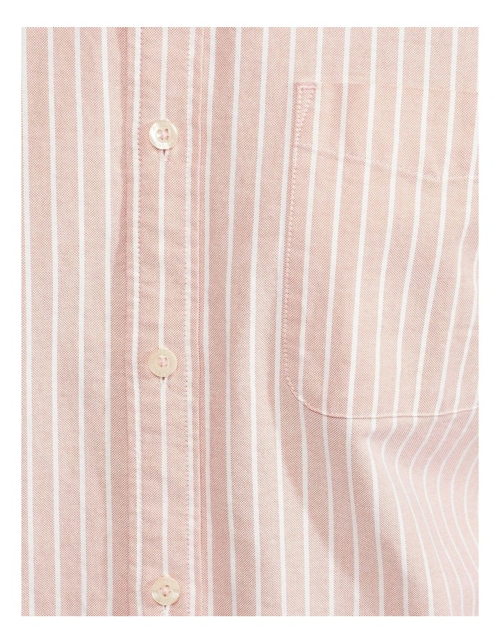 Buy ✔️ Portland Oxford Weave Striped ???? Shirt In Orange/White ???? 8 Buy ✔️ Portland Oxford Weave Striped ???? Shirt In Orange/White ???? - Image 6