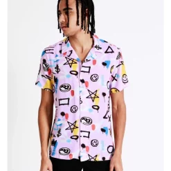 Deals ???? Kenji Acland Print Short Sleeve Rayon ???? Shirt In Purple ❤️ 13 Deals ???? Kenji Acland Print Short Sleeve Rayon ???? Shirt In Purple ❤️ -Industrie Shop unnamed file 197