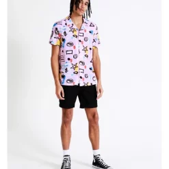 Deals ???? Kenji Acland Print Short Sleeve Rayon ???? Shirt In Purple ❤️ 15 Deals ???? Kenji Acland Print Short Sleeve Rayon ???? Shirt In Purple ❤️ -Industrie Shop unnamed file 199