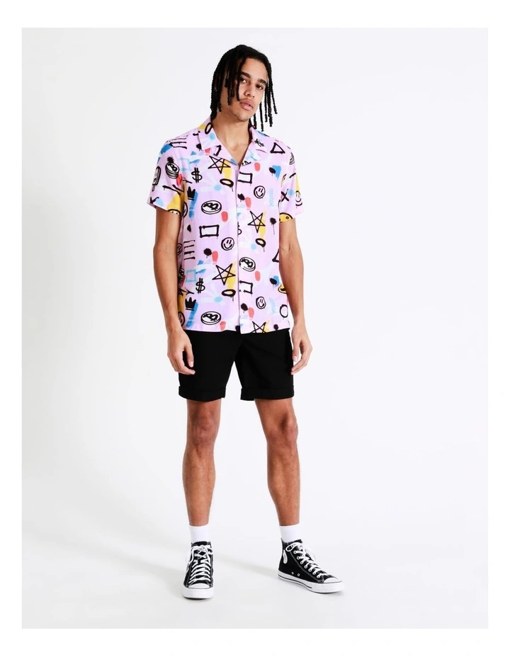Deals ???? Kenji Acland Print Short Sleeve Rayon ???? Shirt In Purple ❤️ 9 Deals ???? Kenji Acland Print Short Sleeve Rayon ???? Shirt In Purple ❤️ - Image 7