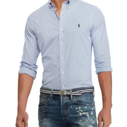 Best deal ???? Polo Ralph Lauren Slim Fit Striped Poplin ???? Shirt ????