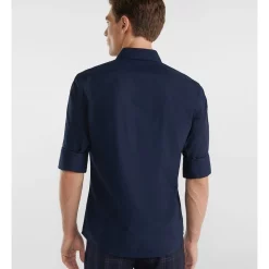 Alternative view of Top 10 ???? Yd. Winston Oxford ???? Shirt In Navy ✔️