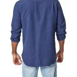 Alternative view of Flash Sale ???? Blazer Collins Long Sleeve Linen Blend ???? Shirt In Navy ????