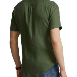 Alternative view of Best deal ✨ Polo Ralph Lauren Classic Fit Linen ???? Shirt In Green ????