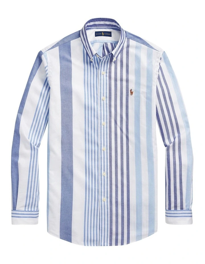 Best deal ⌛ Polo Ralph Lauren Classic Fit Striped Oxford ???? Shirt In Purple/White ???? 6 Best deal ⌛ Polo Ralph Lauren Classic Fit Striped Oxford ???? Shirt In Purple/White ???? - Image 4