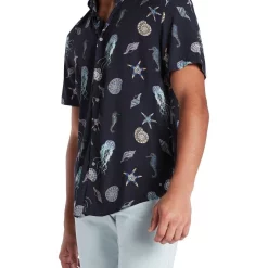 Discount ???? Marcs Don't Worry, Sea Happy ???? Shirt In Navy Multi ❤️
