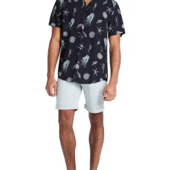 Alternative view of Discount ???? Marcs Don't Worry, Sea Happy ???? Shirt In Navy Multi ❤️