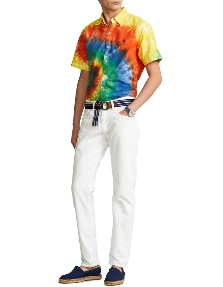 New ???? Polo Ralph Lauren Classic Fit Tie-Dye Oxford ???? Shirt In Multi ???? 5 New ???? Polo Ralph Lauren Classic Fit Tie-Dye Oxford ???? Shirt In Multi ???? - Image 3