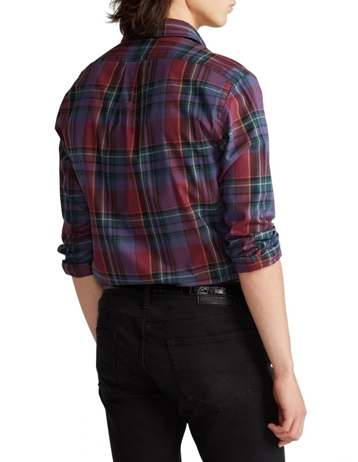 Promo ???? Polo Ralph Lauren Custom Fit Plaid Twill ???? Shirt Multi ⭐ 4 Promo ???? Polo Ralph Lauren Custom Fit Plaid Twill ???? Shirt Multi ⭐ - Image 2