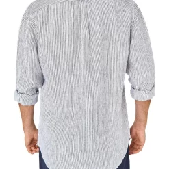 Alternative view of Best Pirce ???? Industrie The Savannah Linen L/S ???? Shirt White Navy ✨