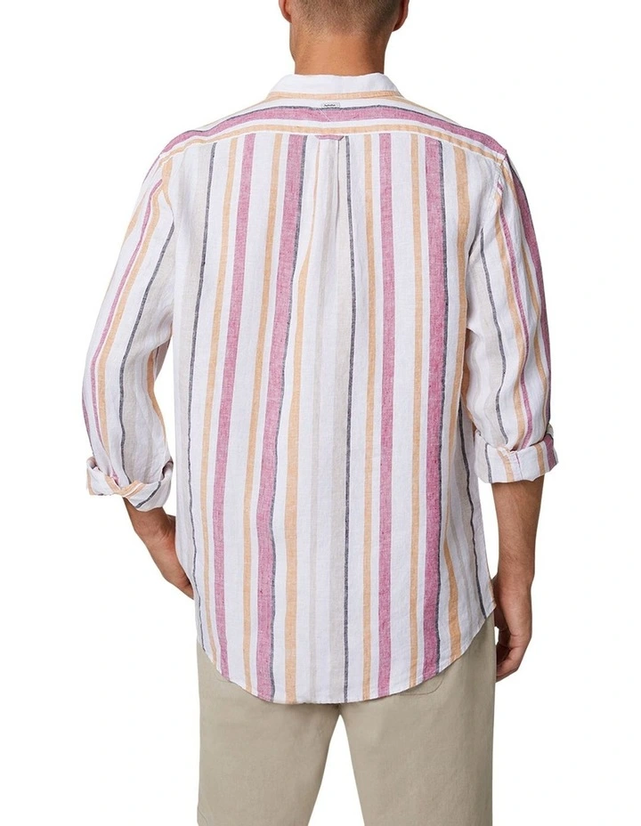 Flash Sale ✔️ Industrie The Monterrico Linen Long Sleeve ???? Shirt Multi ✨ 7 Flash Sale ✔️ Industrie The Monterrico Linen Long Sleeve ???? Shirt Multi ✨ - Image 5