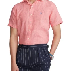 Promo ⌛ Polo Ralph Lauren Classic Fit Linen ???? Shirt ????
