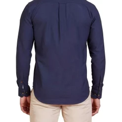 Alternative view of Budget ???? Raging Bull Signature Oxford Long Sleeve ???? Shirt Navy ????