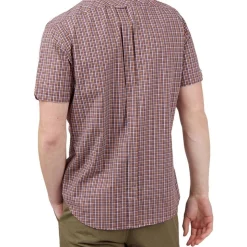 Alternative view of Budget ???? Ben Sherman Mini Gingham Short Sleeve ???? Shirt In Claret ????
