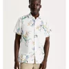 Best deal ???? Blaq Felix Floral Print Short Sleeve Linen Blend ???? Shirt In White ???? -Industrie Shop unnamed file 285