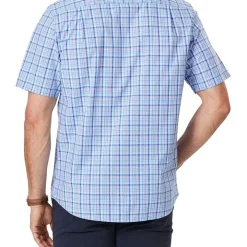 Alternative view of Flash Sale ❤️ Gazman Easy Care Check Short Sleeve ???? Shirt In Blue ????