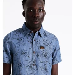 Alternative view of Best deal ???? Superdry Vintage Loom ???? Shirt In Blue ✨