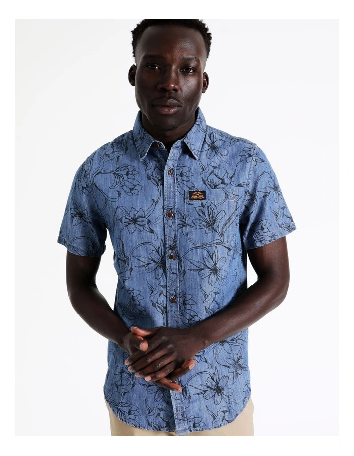 Best deal ???? Superdry Vintage Loom ???? Shirt In Blue ✨ 7 Best deal ???? Superdry Vintage Loom ???? Shirt In Blue ✨ - Image 5
