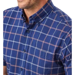 Promo ???? Gazman Casual Madras Check Short Sleeve ???? Shirt In Navy ???? 8 Promo ???? Gazman Casual Madras Check Short Sleeve ???? Shirt In Navy ???? -Industrie Shop unnamed file 316