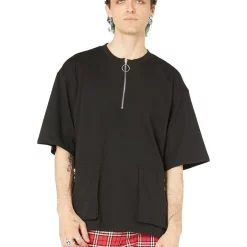 Wholesale ???? Dangerfield Scott Zip Utility Cotton Top Black ⭐
