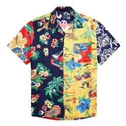 Brand new ???? Polo Ralph Lauren Classic Fit Tropical Patchwork ???? Shirt ❤️ -Industrie Shop unnamed file 385
