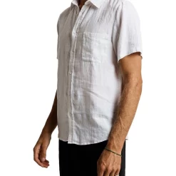 Alternative view of Best deal ❤️ Mr Simple Linen Short Sleeve ???? Shirt White ????