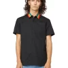 Outlet ???? Dangerfield Collar Rainbow Stripe ???? Shirt Black ???? -Industrie Shop unnamed file 448
