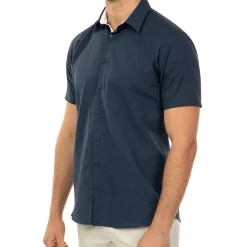 Alternative view of Best deal ❤️ Aquila Apparel Short Sleeve Navy Merritt ???? Shirt ????