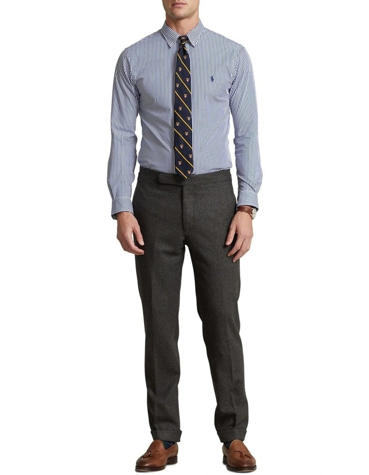 Deals ???? Polo Ralph Lauren Slim Fit Striped Stretch Poplin ???? Shirt In Blue ???? 5 Deals ???? Polo Ralph Lauren Slim Fit Striped Stretch Poplin ???? Shirt In Blue ???? - Image 3